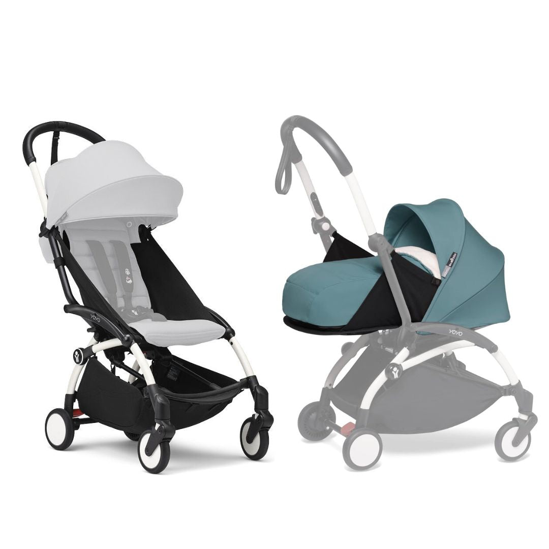 Stokke YOYO3 Stroller Frame with Babyzen YOYO Newborn Pack